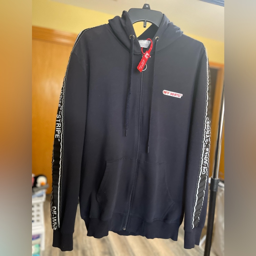 off-white zip up